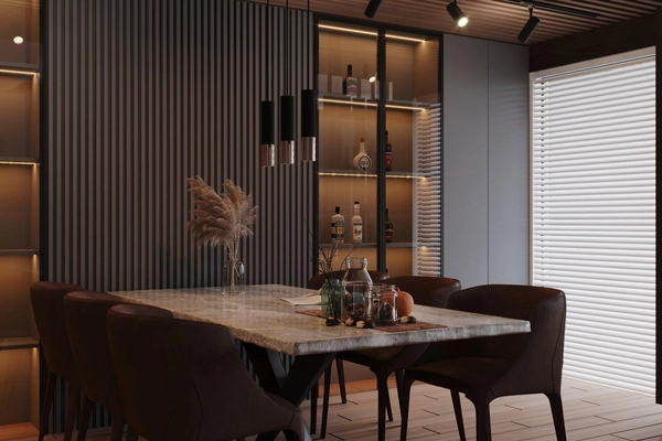 Modernistyczna LAMPA wisząca SL.0943 metalowa OPRAWA loftowy ZWIS tuby kaskada czarna chrom