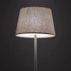 Nowoczesna podłogowa lampa TUTOIA 11683 tkanina beżowa