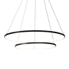 Lampa wisząca Horik PEN89424-60+90BK LED 74W 3000-6000K pierścienie czarny