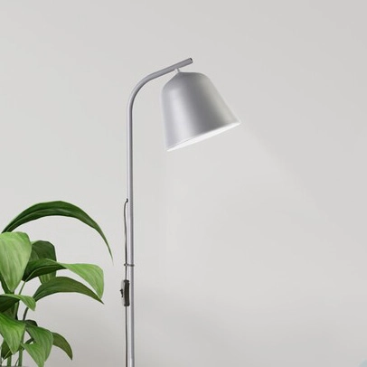 Podłogowa lampa Malia 3096 regulowana z włącznikiem loftowa szara