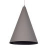 Trójkątna lampa wisząca VESUVIO 41061 do sypialni szara czarna