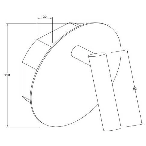 Kinkiet ścienny Jolijn 77288/03/30 LED 2W 3000K regulowany czarny