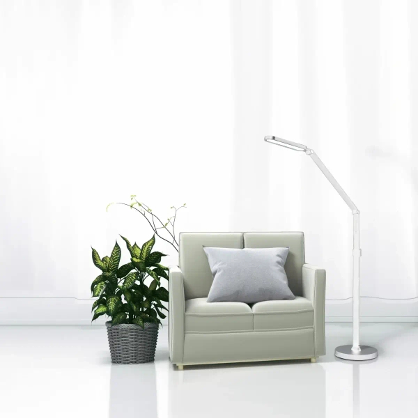 Podłogowa lampa do biura Ferrara 327369 LED 13W 3000-6000K regulowana biała