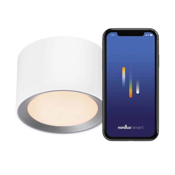 Sufitowa lampa tuba Landon 2110840101 LED 2700-6500K IP44 biały