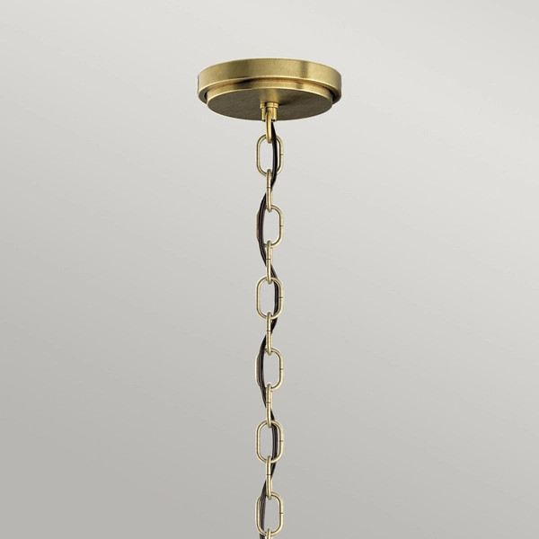 Wisząca lampa QN-ROUX3-NBR nad stół kopuła mosiądz