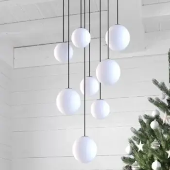 Klosz salonowy Cameleon Snowball 160 10268 Nowodvorski kula ball biała