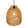 Lampa wisząca boho JOELINE R31731026 ekologiczna czarny brązowy