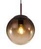 Wisząca lampa Varus 15865 kulista ball brąz bursztynowa