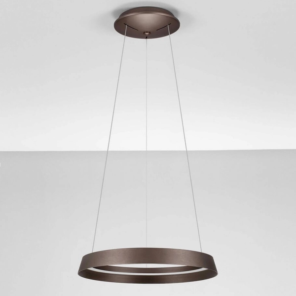 Pierścieniowa lampa zwis BATALLAS LE44788 LED 38W 2700-4000K ściemnialna brązowy