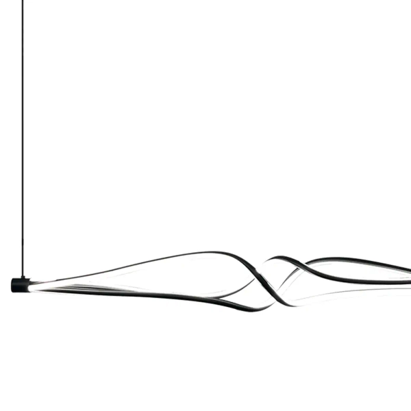 Metalowa lampa wisząca TWISTER ML1189 LED 56W 4000K czarna