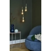 Potrójna wisząca lampa do salonu Paco 2112063035 mosiądz
