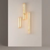 Lampa naścienna podłużna Albatre MOD366WL-L14BS3K LED 13W 3000K mosiądz