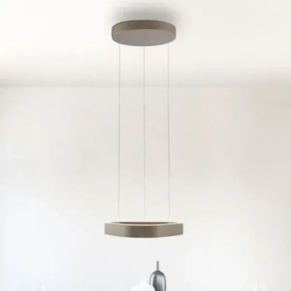 Wisząca lampa ze zmienną barwą Q-STRETTO brązowa 2689-97 1xLED 38W 2200-5000K regulowana