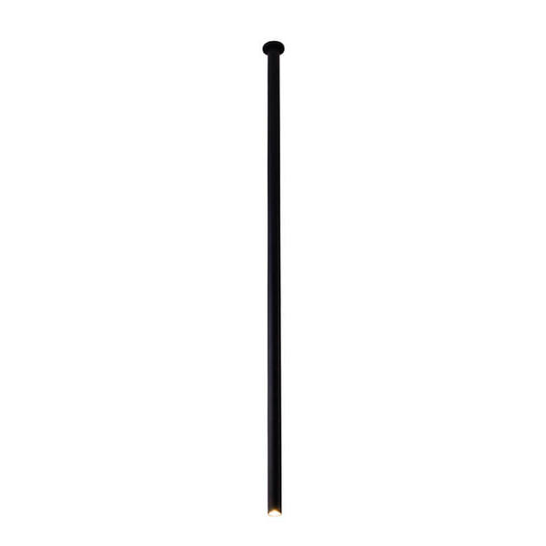 Wpuszczana LAMPA sufitowa ALHA T 9083 Shilo podtynkowa OPRAWA do zabudowy sopel tuba czarna
