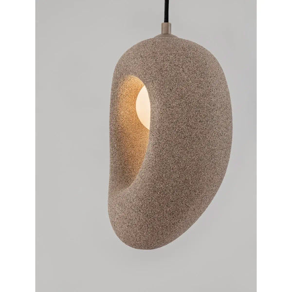 Salonowa wisząca lampa LONTIZA LE45336 nad stół brązowa