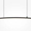 Łukowa lampa wisząca liniowa Curve MOD243PL-L18BK LED 15W 3000-4000K czarna