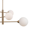 Sufitowa LAMPA molekuły EVORA PND-55342-6-HB Italux szklane kule sticks białe