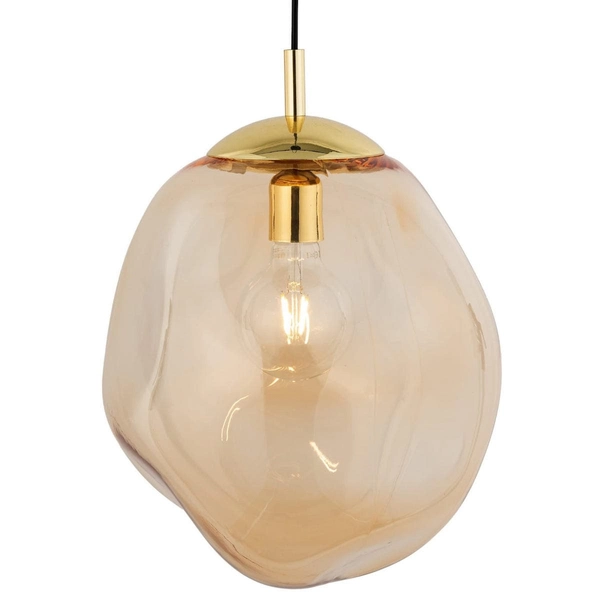 Modernistyczna lampa wisząca Sol 4261 TK Lighting szklana bursztynowa