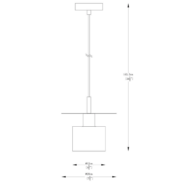 Regulowana lampa zwisowa Sarda A8183 Zumaline do salonu złota