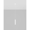 Minimalistyczna lampa wisząca VALLERO LE45636 sopel biały