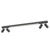 Grafitowa lampa sufitowa Pure-lines LED 25W 2700K-5000K reflektorki