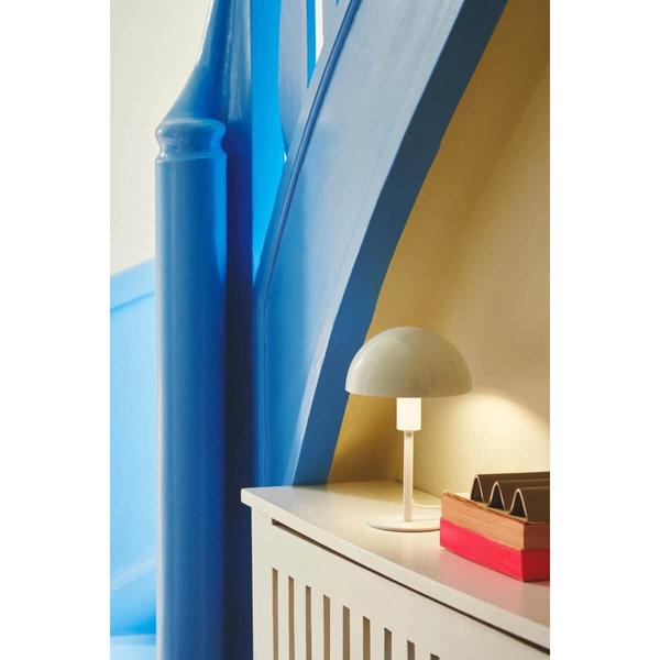 Stojąca lampka stołowa Ellen 2213745001 grzybek biały