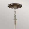 Wisząca LAMPA antyczna Lucia FE-LUCIA-P-E-2TR Elstead FEISS okrągła OPRAWA glamour ZWIS okrągły srebrny