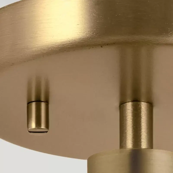 Wisząca lampa fasetowana Windsor mosiadz 1xE27 do jadalni nad stół ELS-WINDSOR-P-PNBR