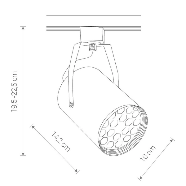 Reflektor do szynoprzewodu Profile Store Pro 8327 LED 18W 3000K czarny