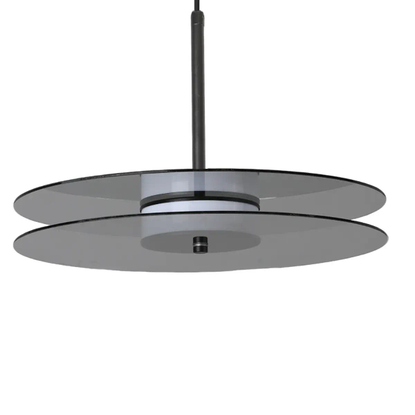 Nowoczesna lampa zwisająca Casy LP-3176/1P S SM LED 6W CCT dymiony czarny