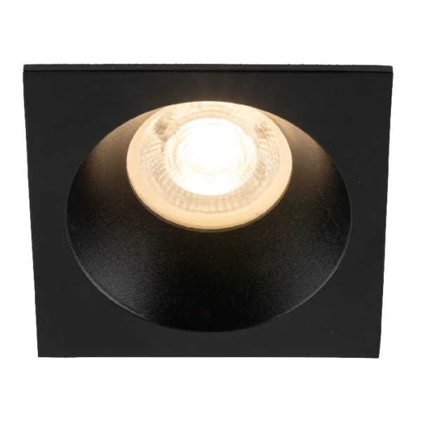 Łazienkowy downlight sufitowy Prisma 10581 kwadratowy IP65 czarny