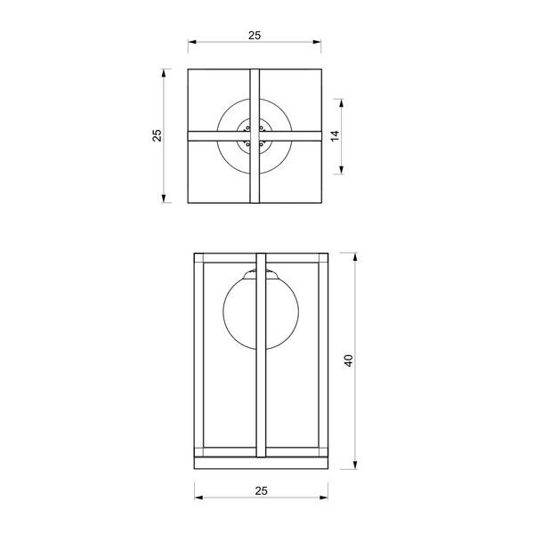 Lampa stołowa Diego MLP8571 ze szklanym kloszem biała czarna