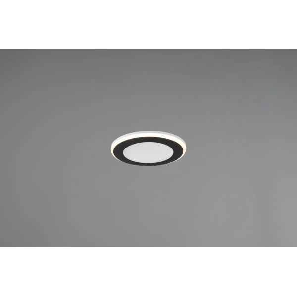 Wpustowa lampa sufitowa AURA 652310132 LED 5W 3000K okrągły czarny