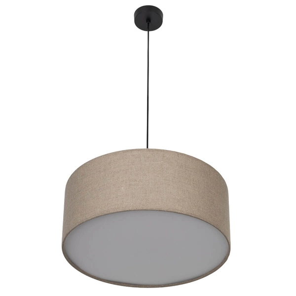 Lampa zwisająca nad wyspę Earth 10100 walec do kuchni beżowa