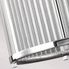 LAMPA sufitowa Paulson FE-PAULSON-3P Elstead FEISS industrialna OPRAWA metalowa do salonu IP44 polerowany chrom przezroczysty