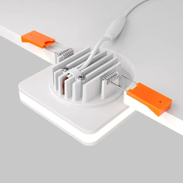 Oczko wpuszczane sufitowe Phanton DL303-L7W LED 7W 3000K do salonu białe