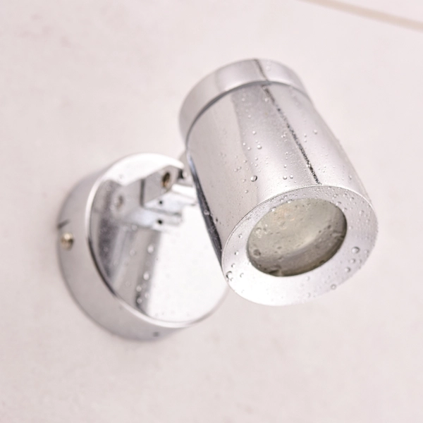 Spot sufitowy Knight 39166 Saxby reflektor regulowany IP44 chrom