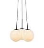 Wisząca lampa salonowa Dione 108418 balls zwis czarny biały