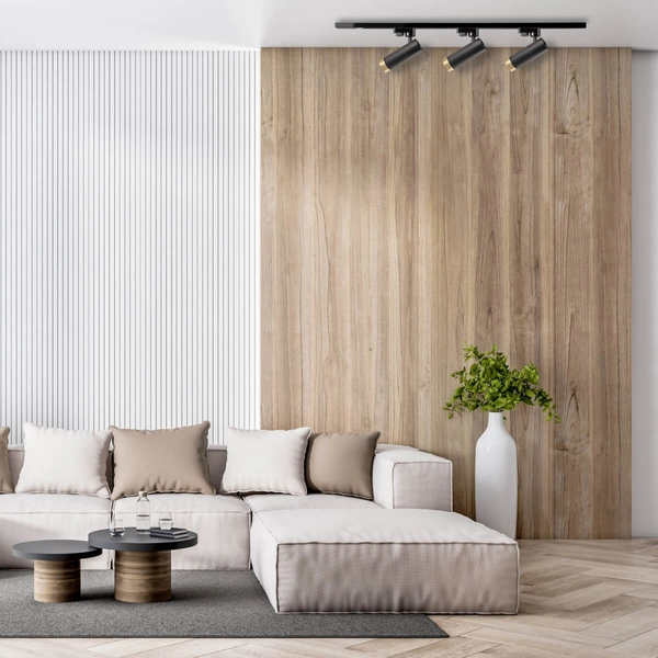 Regulowany szynowy zestaw 1-fazowy FADO 325860 potrójny czarny złoty