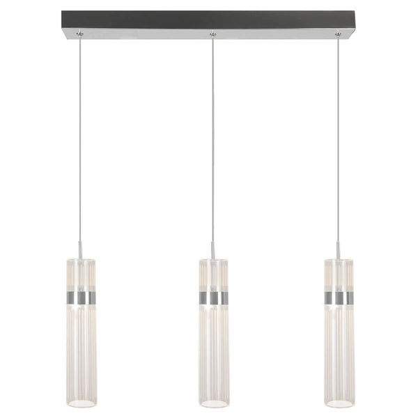 Lampa zwisowa Ambiente LP-1510/3L CH LED 18W 3000-6000K przezroczysta chrom