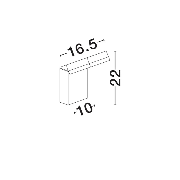 Kinkiet ścienny do ogrodu SIRELIA LE75157 LED 12W 3000K IP65 antracyt