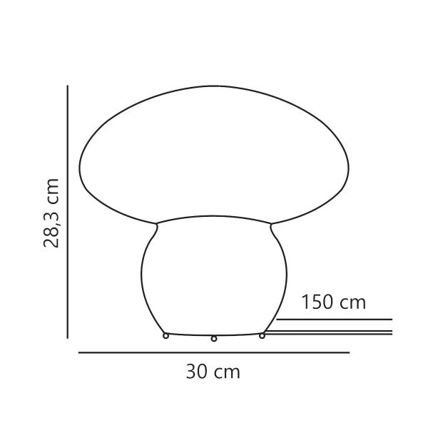 Stołowa lampka boho Allie 2412765060 ratanowa beżowy