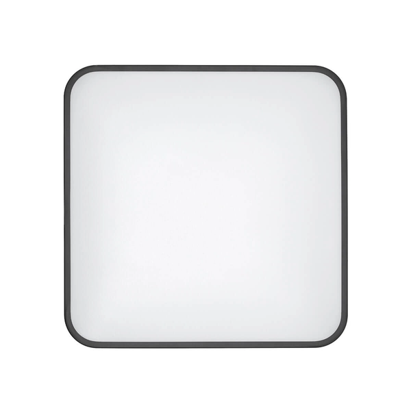 Kwadratowy plafon Agnes 10985 Nowodvorski LED 32W 3000K IP44 czarny biały