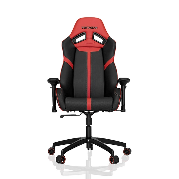 Fotel S-line z regulowaną wysokością czarny czerwony