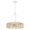 Boho wisząca lampa Waylon QZ-WAYLON-4P-AWH naturalna lina