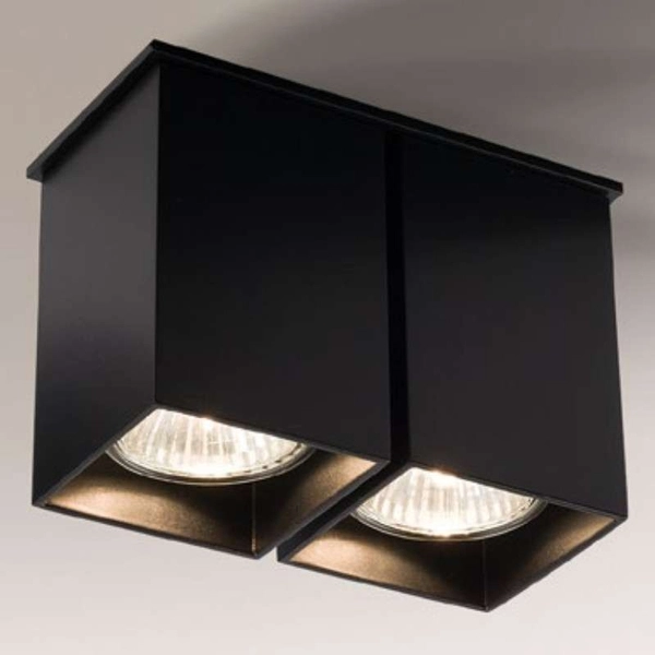 Spot LAMPA sufitowa TODA 1104 Shilo natynkowa OPRAWA metalowa DOWNLIGHT czarny