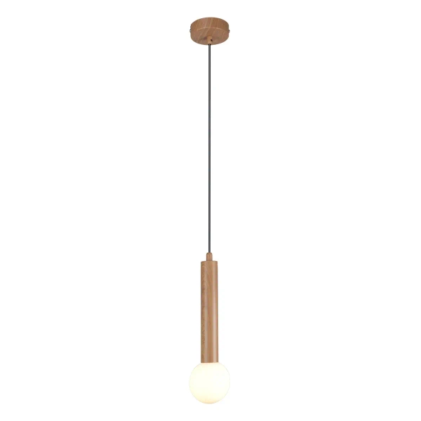 Lampa wisząca do salonu Filano PND-33574-1-WD metalowa brązowa