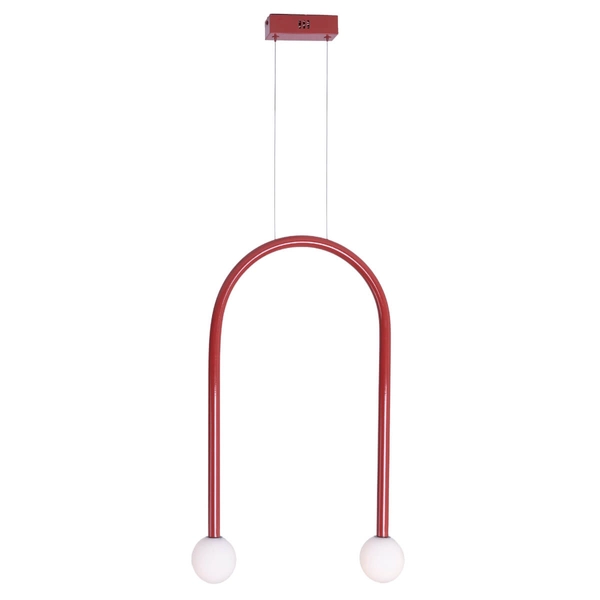 Lampa do jadalni wisząca Enigma P0523 Maxlight LED 4W 3000K czerwona