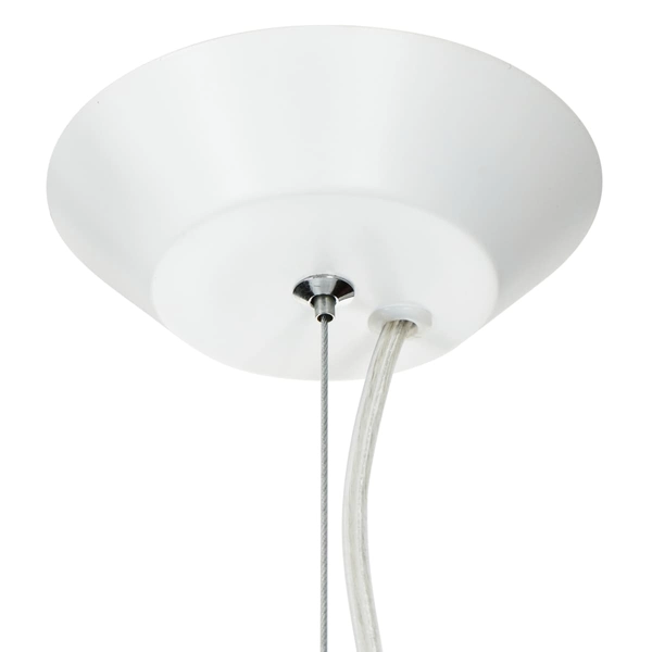 Wisząca lampa LUCIDUM FLAT ST-8718 Step jadalniana szkło mleczne akryl biała