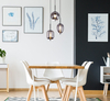 Lampa wisząca Blacky 15345-3 nad stół czarna przydymiona